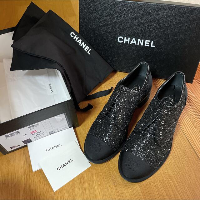 CHANEL - 2021 シャネル レースアップシューズ ローファー スニーカー