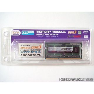 CFD販売 D3N1600PS-L4G ノートPC用 DDR3L メモリ 4GB(PCパーツ)