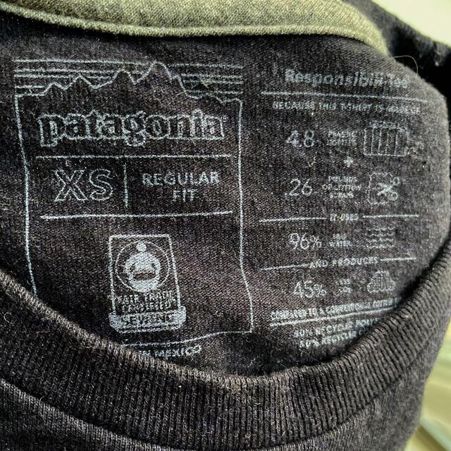 patagonia(パタゴニア)のパタゴニア　patagonia Tシャツ　ネイビー レディースのトップス(Tシャツ(半袖/袖なし))の商品写真