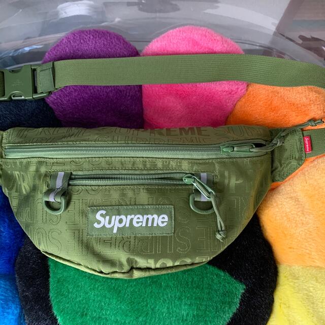 supreme 19ss waist bag olive