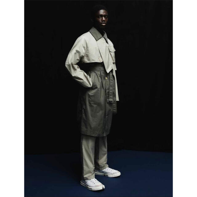 新発売】 - kolor feng coat panelled wang chen ステンカラーコート