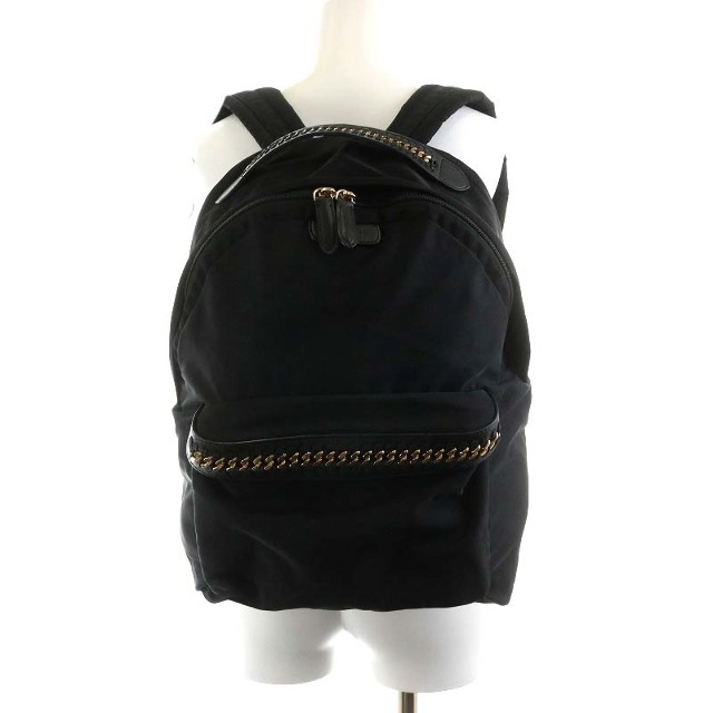 Stella McCartney(ステラマッカートニー)のステラマッカートニー Backpack Zip Eco Nylon 黒 レディースのバッグ(リュック/バックパック)の商品写真