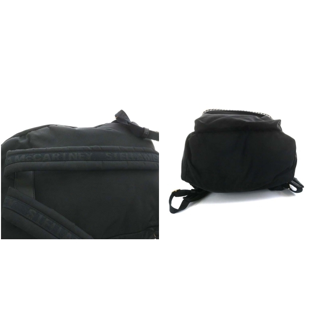 Stella McCartney(ステラマッカートニー)のステラマッカートニー Backpack Zip Eco Nylon 黒 レディースのバッグ(リュック/バックパック)の商品写真
