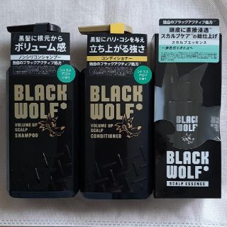 タイショウセイヤク(大正製薬)の大正製薬 ブラックウルフシャンプー3点セット(シャンプー/コンディショナーセット)