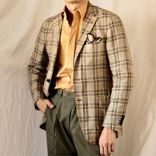 超特価‼️】Belvest ベルベスト ボタニカル柄シルクジャケット 48