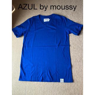 アズールバイマウジー(AZUL by moussy)のazul by moussy メンズL ブルーTシャツ(Tシャツ/カットソー(半袖/袖なし))