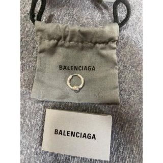 Balenciaga - 【国内完売】 FORCE XS ロゴ シルバー100％ フープピアス ...