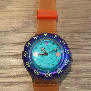 スウォッチ(swatch)のスウォッチ　９１年　スキューバ200 腕時計稼働中！(腕時計(アナログ))