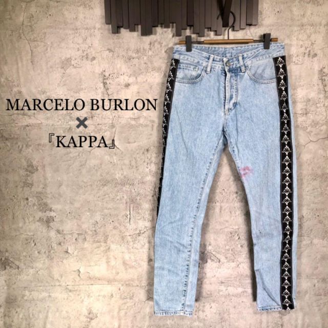 MARCELO BURLON 『KAPPA BLUEANTIFIT』デニムパンツ