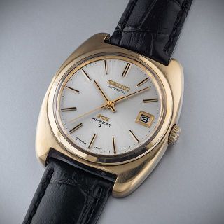 グランドセイコー(Grand Seiko)の(868) キングセイコー KS56 キャップゴールド 自動巻 稼働品 日差3秒(腕時計(アナログ))