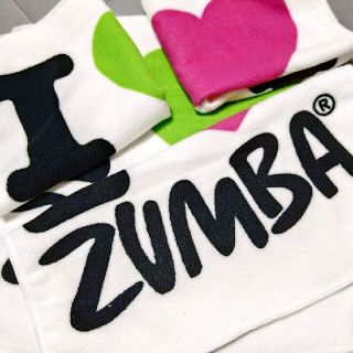 ズンバ(Zumba)の未使用　Zumba ズンバ　I♥ハンカチ　5枚セット　JWI購入正規品(ハンカチ)