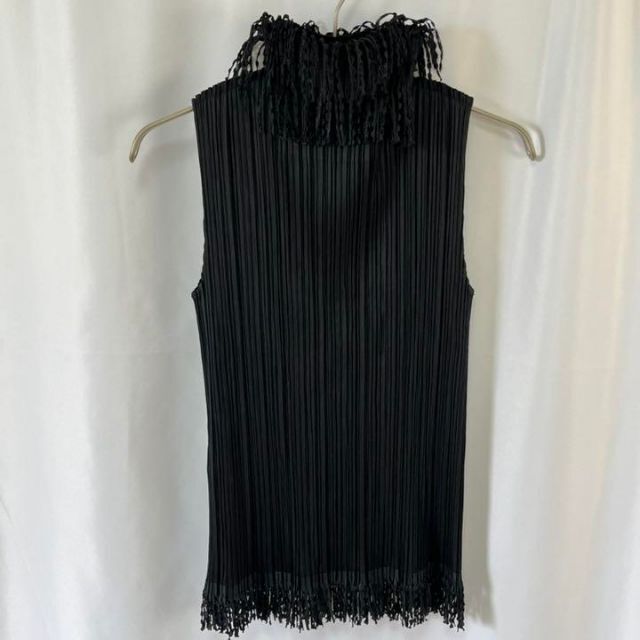 【極美品】2004aw PLEATS PLEASE フリンジ ハイネックトップス