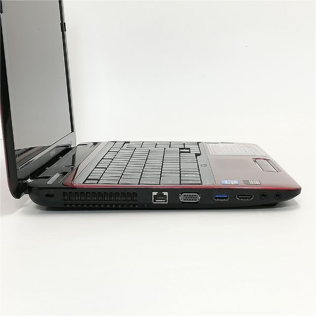 新品SSD 東芝 ノートpc T451/46DR 赤色 4GB 無線 Win10
