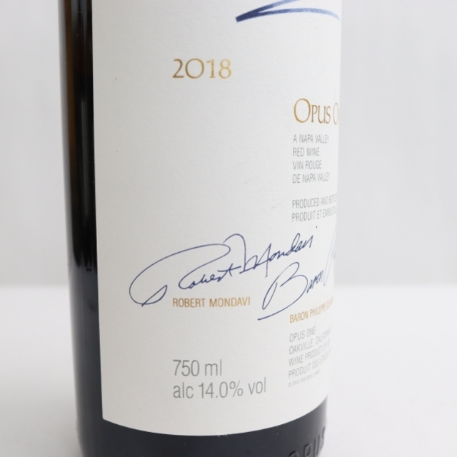 オーパスワン 2018 OPUS ONE