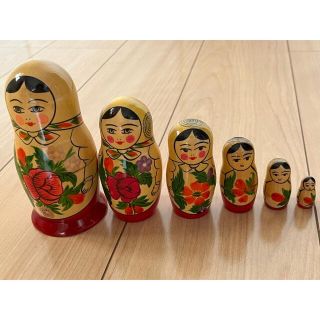 USSR ロシア お土産 マトリョーシカ 6体の通販 by うさたま's shop|ラクマ