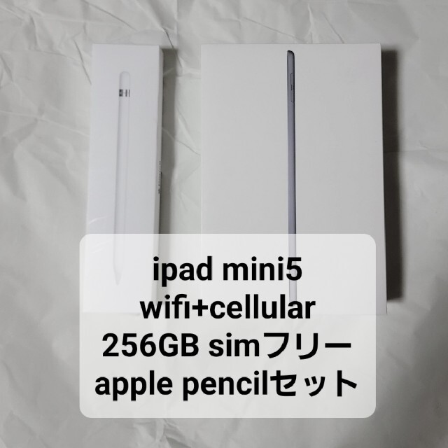 カタログギフトも！ mini5 iPad - iPad 256GB pencil apple + cellular タブレット