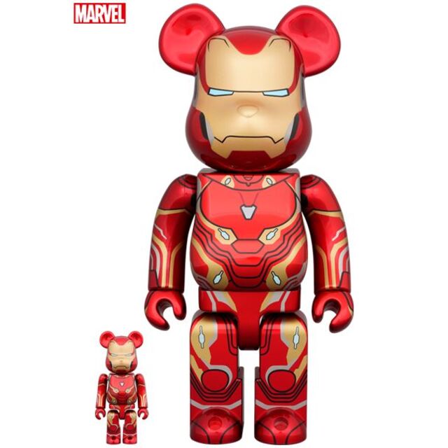 IRON MAN MARK 50  BE@RBRICK 100％ & 400％