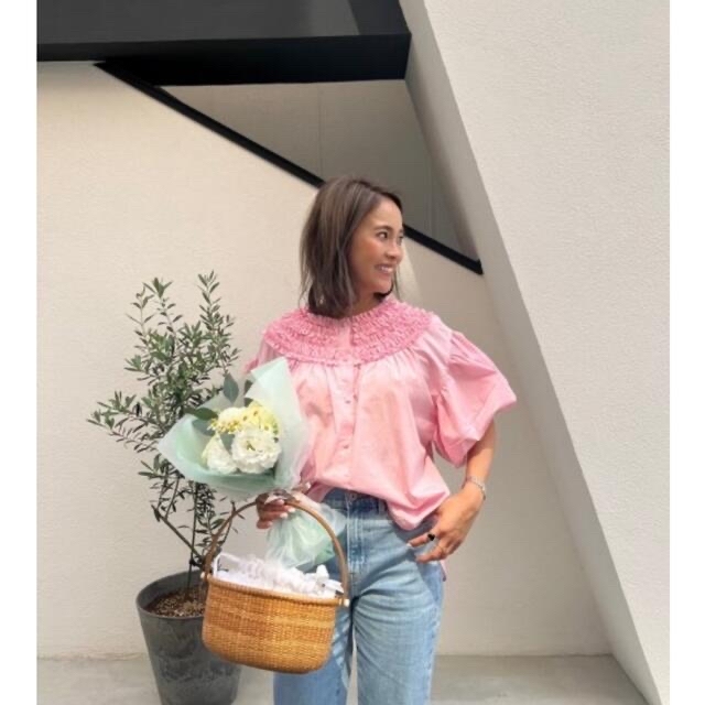 rosymonster mini frill puff blouse