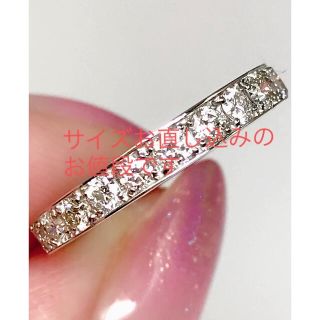 1.00ct 上質天然ダイヤモンド　PT950 エタニティリング(リング(指輪))