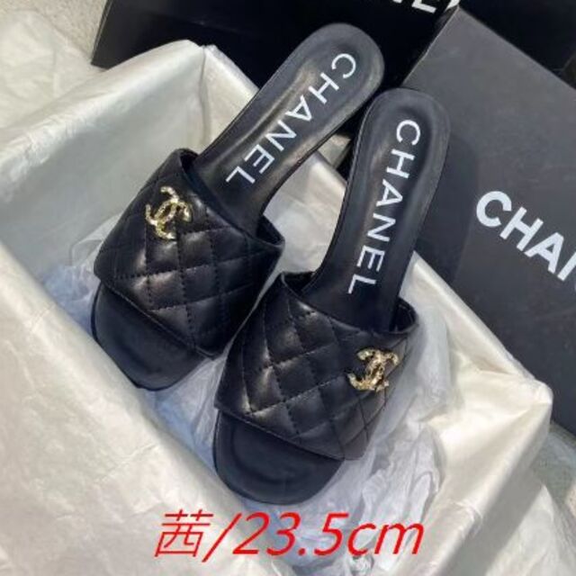 23.5cm CHANEL シャネル サンダル 美品 www.nickstellino.com