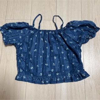 ティティアンドコー(titty&co)の花柄ショート丈ブラウス(シャツ/ブラウス(半袖/袖なし))