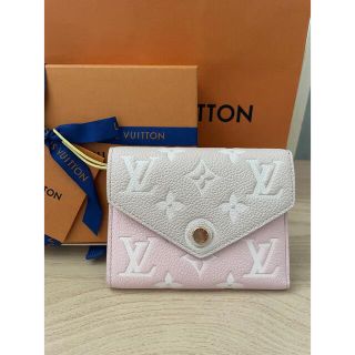 ルイヴィトン(LOUIS VUITTON)のルイヴィトン ポルトフォイユ ヴィクトリーヌ ローズベージュ(折り財布)