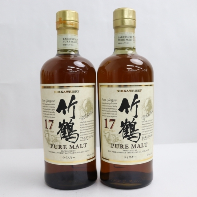 お気にいる ニッカウヰスキー - 【2本セット】竹鶴 17年 ピュアモルト