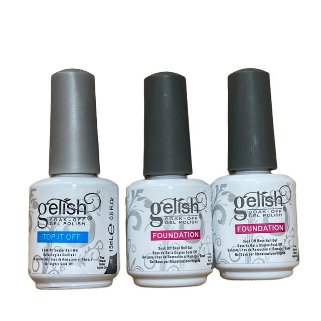 gelish  ベース ファンデ トップ ジェル ネイル ジェリッシュ