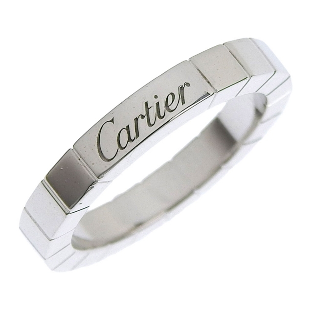 カルティエ ラニエール リング 指輪 9号 18金 K18ホワイトゴールド レディース CARTIER  カルティエ