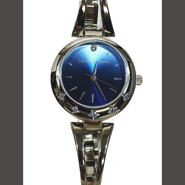 155cmケースタテスタージュエリー STAR JEWELRY ブルーラグーンウォッチ 腕時計
