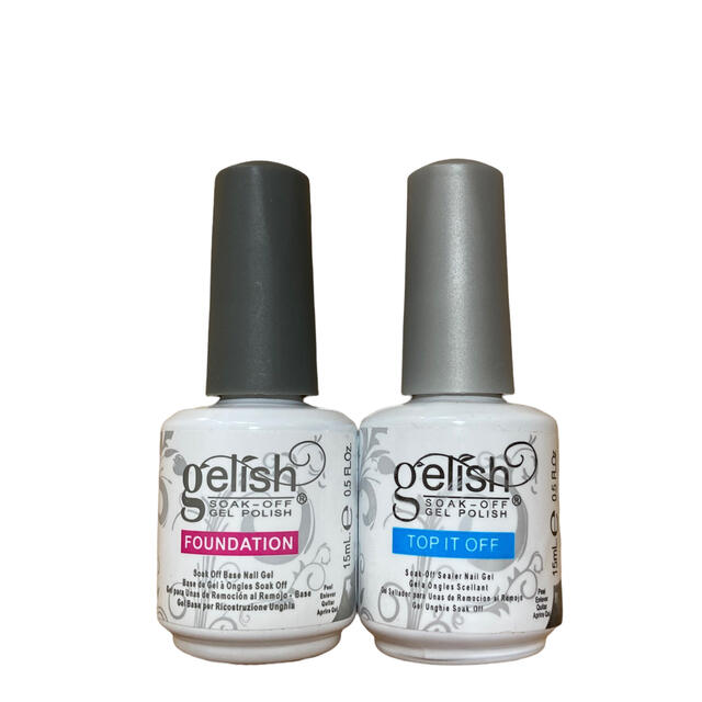 gelish ジェリッシュ ベース ファンデーション＋トップシーラー 2本セット