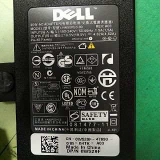 デル(DELL)のDELL 純正 90W-ACアダプター PA-3E FAMILY(ノートPC)