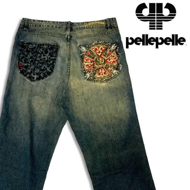 00s Pelle Pelle ワイドデニムパンツ バギーデニムパンツ ペレペレ mv
