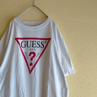 ゲス(GUESS)のGUESS 90’s オーバーサイズ ビッグロゴTシャツ プルオーバー(Tシャツ/カットソー(半袖/袖なし))
