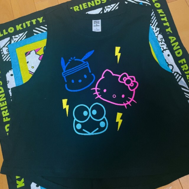 Zumba(ズンバ)のズンバ ZUMBA  HELLO KITTY FRIENDS TANK S レディースのトップス(Tシャツ(半袖/袖なし))の商品写真