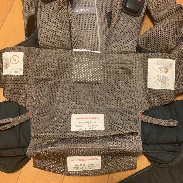 BABYBJORN(ベビービョルン)のベビービョルン ベビーキャリア ONE+ AIR メッシュ ブラウン 抱っこ紐 キッズ/ベビー/マタニティの外出/移動用品(抱っこひも/おんぶひも)の商品写真