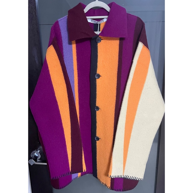 Perverze Blanket Coat / Orange | purplepatchstudio.com