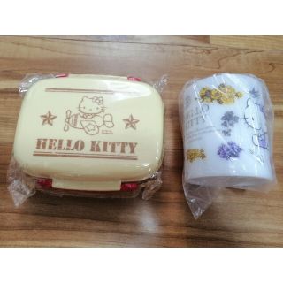 Hello Kitty弁当箱＆カップ(弁当用品)