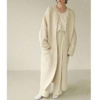 トゥデイフル(TODAYFUL)のtodayful Quilting Knit Coat(ロングコート)