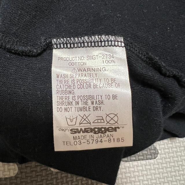 SWAGGER(スワッガー)のSWAGGER SWG スワッガー ペイズリー 柄 Tシャツ L 黒 バンダナ メンズのトップス(Tシャツ/カットソー(半袖/袖なし))の商品写真