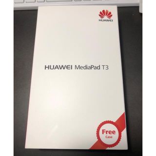 ファーウェイ(HUAWEI)のHUAWEI MEDIAPAD T3 KOB-W09 カバー付き(タブレット)