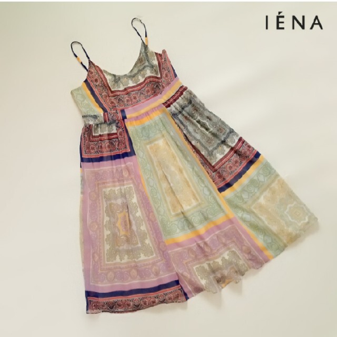 IENA(イエナ)のイエナ IENA■チュニック ワンピース スカーフ柄 マルチカラー レディースのトップス(チュニック)の商品写真