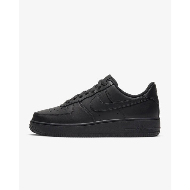 NIKE(ナイキ)のNIKE AIR FORCE 1 LOW BLACK 24.5cm レディースの靴/シューズ(スニーカー)の商品写真