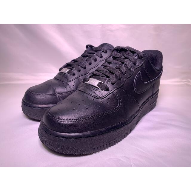 NIKE(ナイキ)のNIKE AIR FORCE 1 LOW BLACK 24.5cm レディースの靴/シューズ(スニーカー)の商品写真