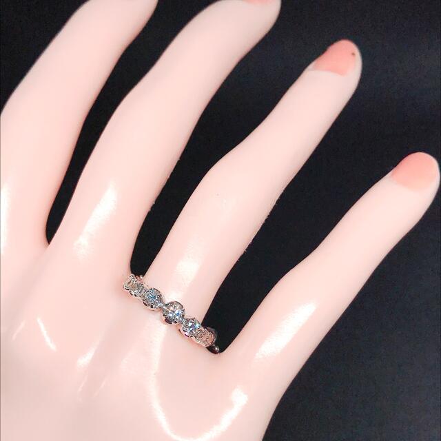 0.50ct QVC ダイヤモンド チェーンリング PT950 フリーサイズの 0.50ct QVC ダイヤモンド チェーンリング PT950 フリーサイズの