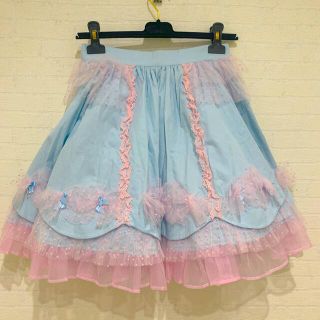 アンジェリックプリティー(Angelic Pretty)の初版　レア　アンジェリックプリティ　キャンディ　スカート　チュール(ひざ丈スカート)