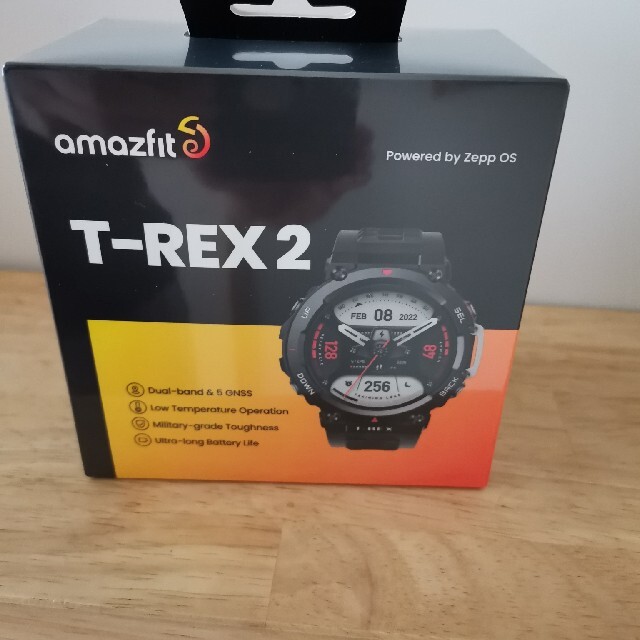 新品 未開封 Amazfit T-Rex 2 スマートウォッチ エンバーブラック