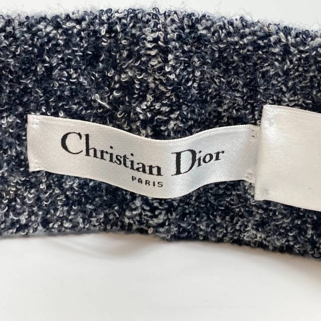 Dior(ディオール)のディオール Dior オブリーク アクセサリー リストバンド & ヘアバンド セット ヘアバンド コットン ネイビー レディースのファッション小物(その他)の商品写真