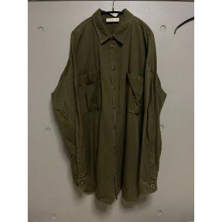 バルマン(BALMAIN)のL フェイスコネクション FAITH CONNEXION ロングシャツ カーキ(シャツ)