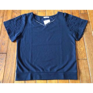 ハニーズ(HONEYS)の☆ハニーズ☆お袖レース カットソー Tシャツ トップス(カットソー(半袖/袖なし))